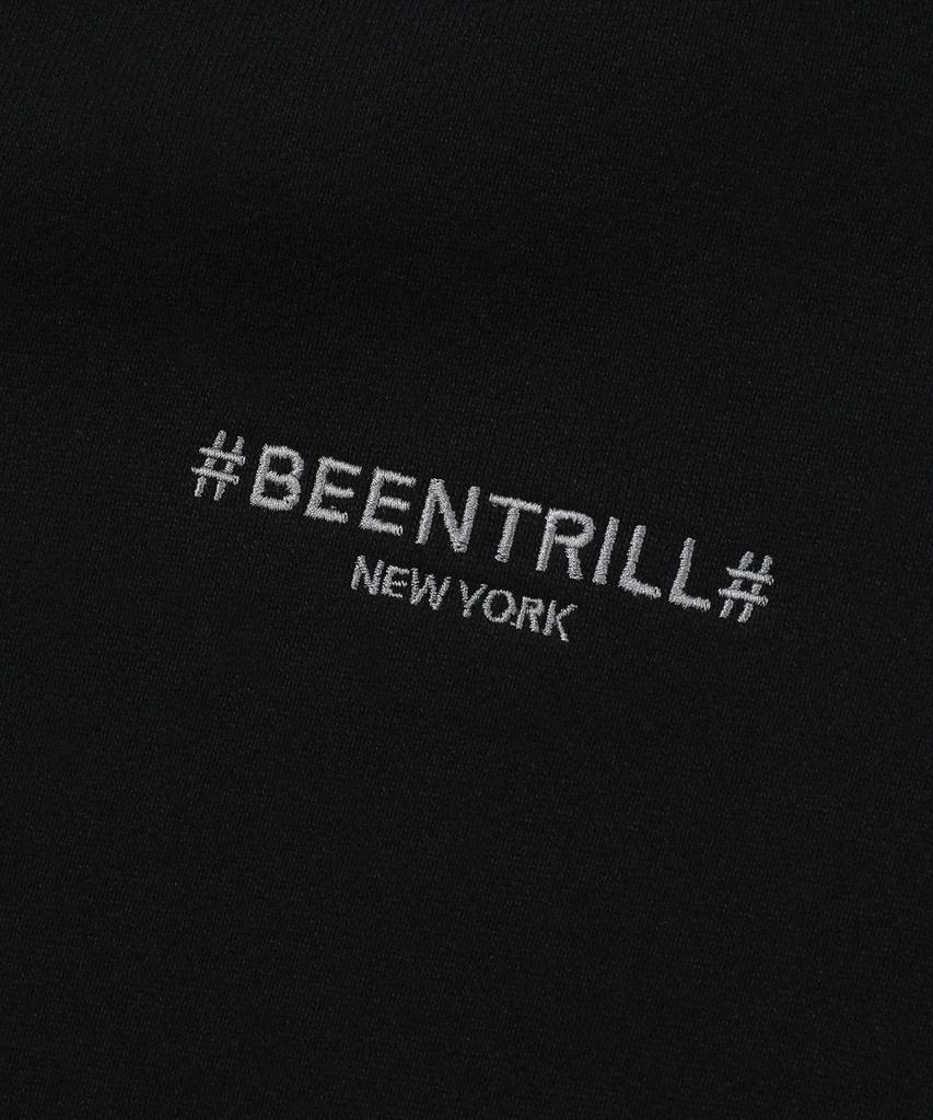 BEENTRILL Essential Hashtag Logo Fleece-Lined Sweatpants (Black)