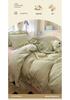 Ins Cream Style Skin friendly Bed with Four Piece Set Princess Style Bed Sheet Dormitory Single Three Piece Set Student Bedding