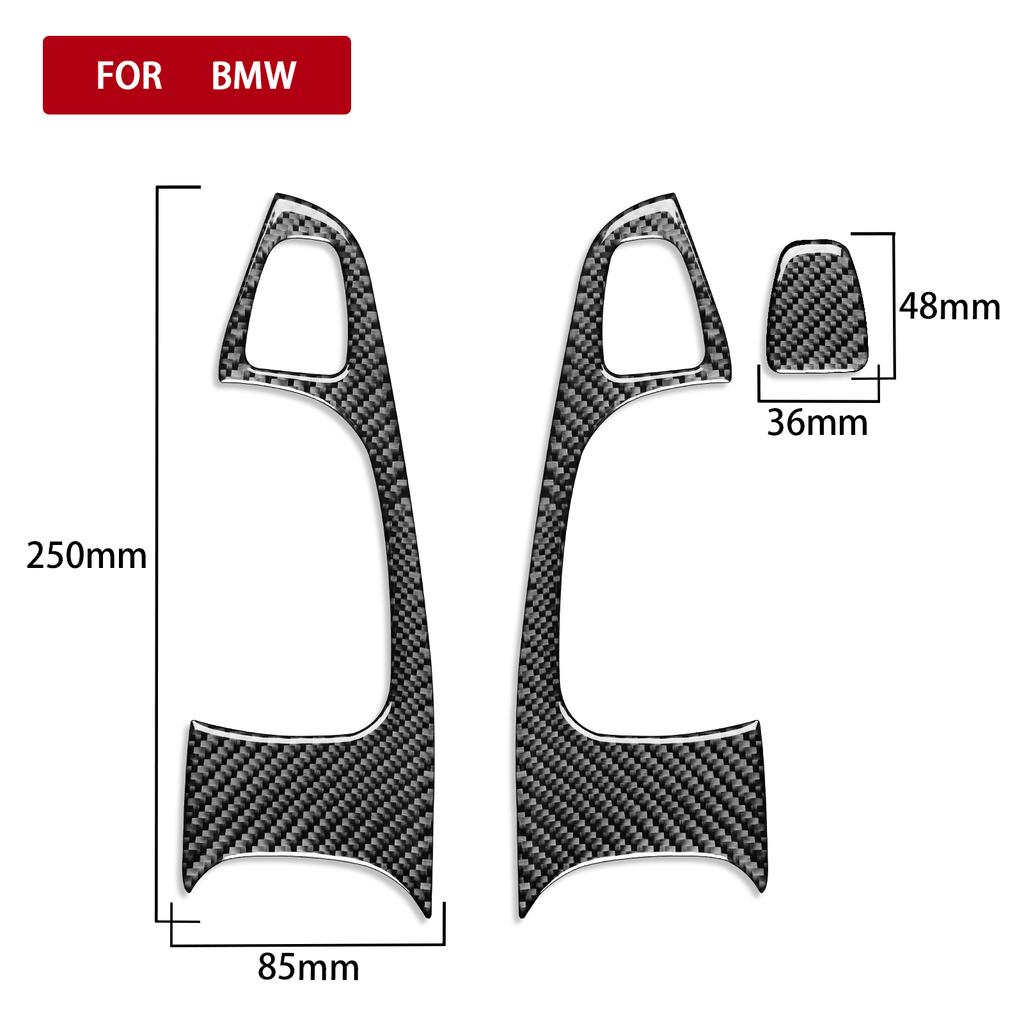Dveře Power Glass Window Lift 2 Dveře Samolepky z pravého uhlíkového vlákna Kryt pro BMW E46 1998-2005 Dekorace interiéru