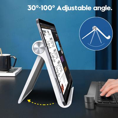 VUUV skládací stolní stojan pro iPad Držák na tablet pro 4-11palcový tablet Držák na mobilní telefon pro tablet Xiaomi Pad Samsung Lenovo