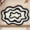 Bathroom fragrant floor mat French absorbent bathroom diatomaceous mud mat foot pad washbasin bathtub anti slip mat