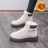 Women’s Winter Velvet-Lined High-Top Martin Boots: Korean Style, Thick Sole Warm Cotton Snow Boots