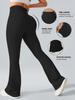 Ladies' High Waisted Flared Pants, Fashionable Flared Pants Are Suitable for an Active Lifestyle.