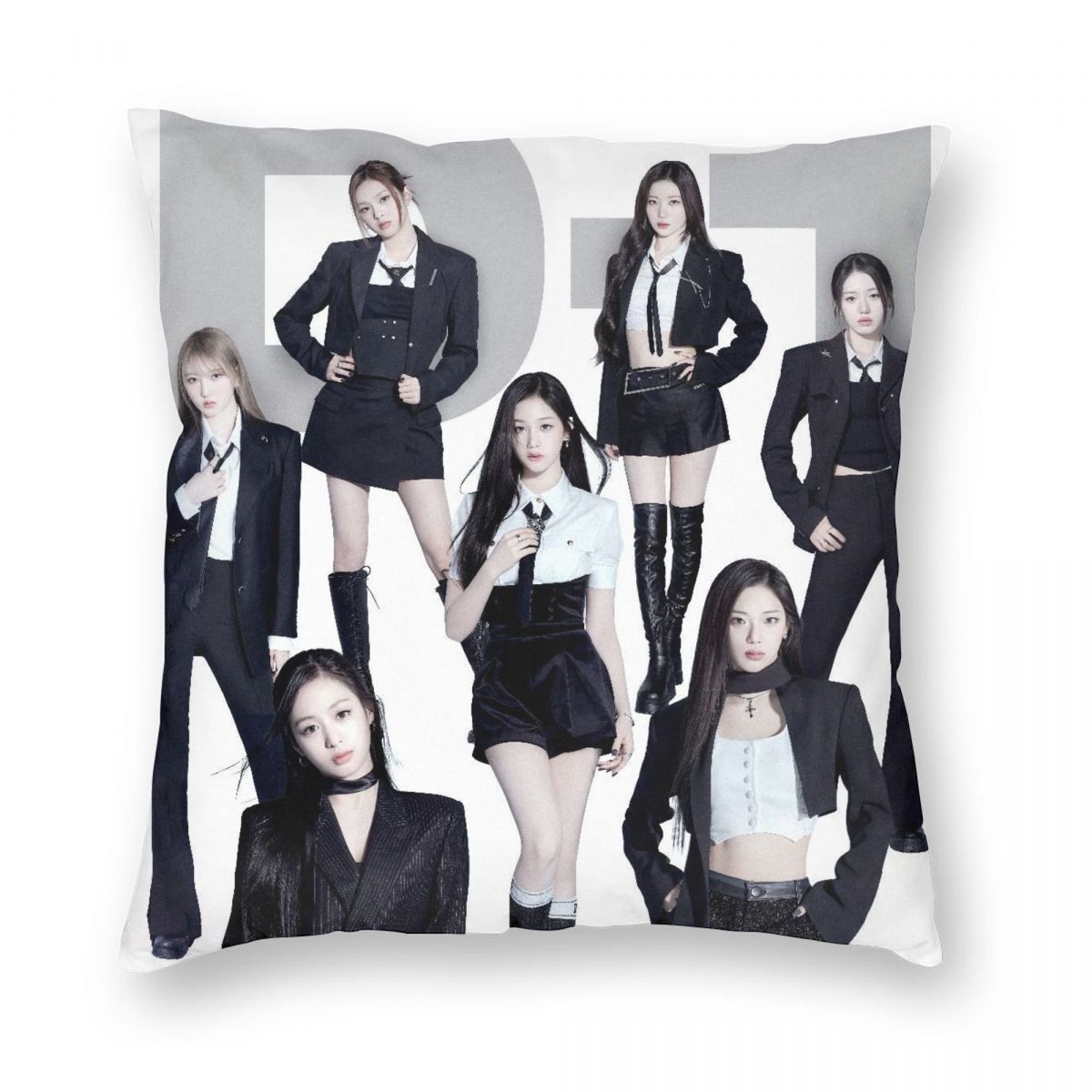 

Kpop Girl B-Babymonster Drip Pillowcase Printing Fabric Cushion Cover Gift Throw Pillow Case Cover Home Drop Shipping 45X45cm 12x12Inch
