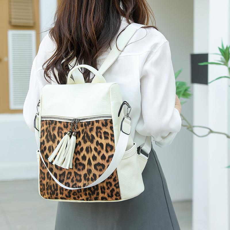 Women's Multi-functional Leopard Shoulder Bag