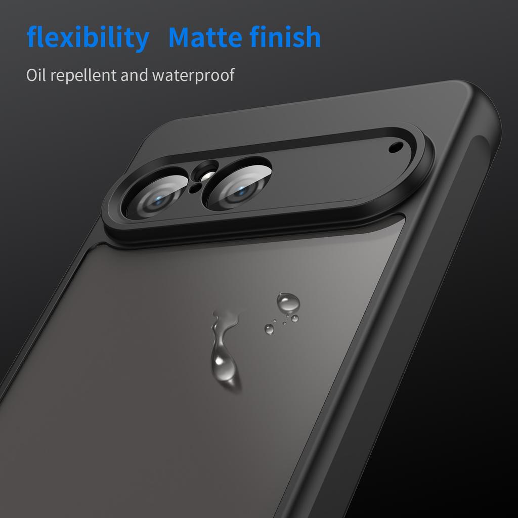 For Sony Xperia 10 VII Case Drop Proof Airbags Frosted Translucent PC + TPU Phone Back Cover