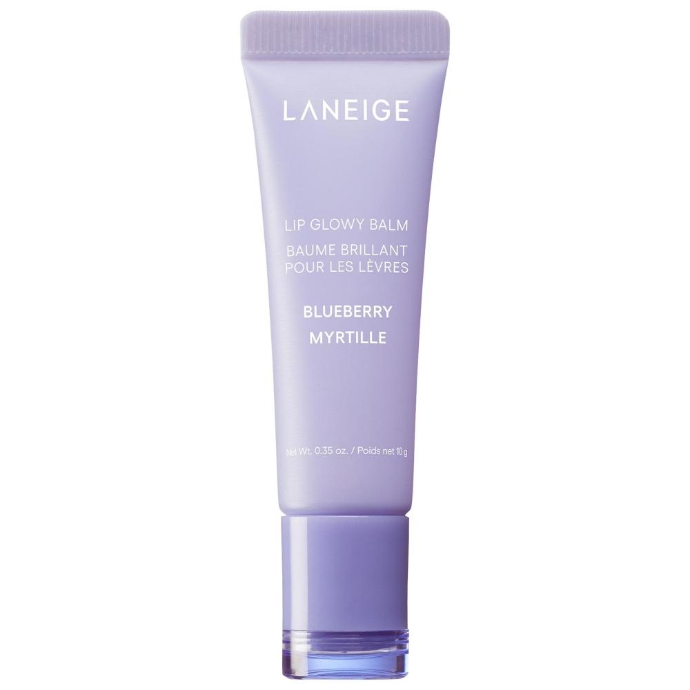 Laneige Lip Glowy Balm Lightweight Hydration Lip Treatment With Shea Butter .35 Oz Blueberry