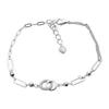 Silver Bracelet with Cubic Zirconia, Item Weight 2.75 G (2206361)
