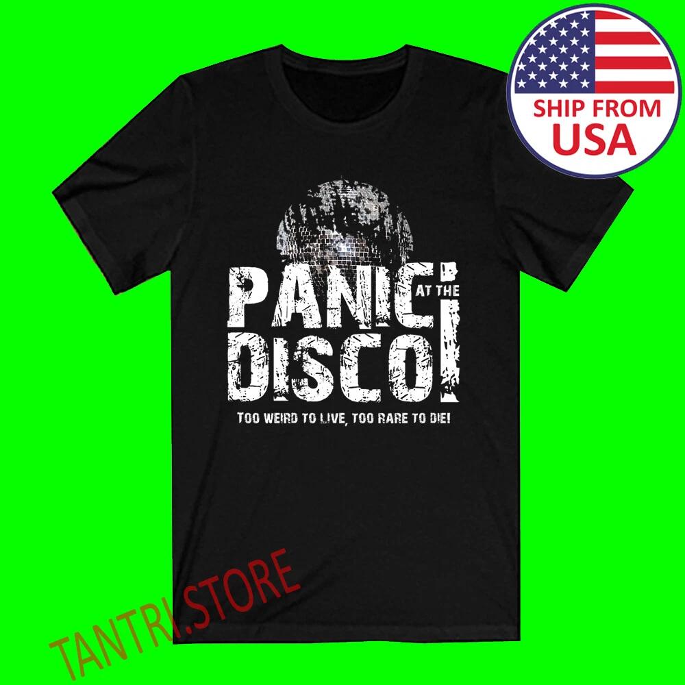 

Panic At The Disco Too Weird To Too Rare To Die Men s Black Size S-3XL S