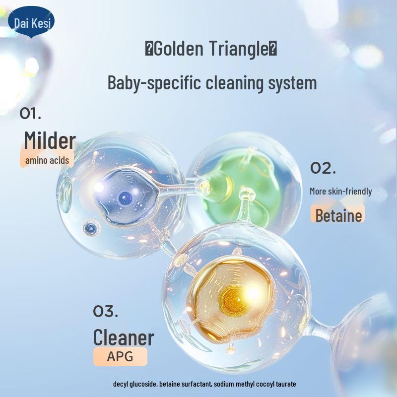 Dai Ke Si Baby Calendula Shampoo & Body Wash Foam