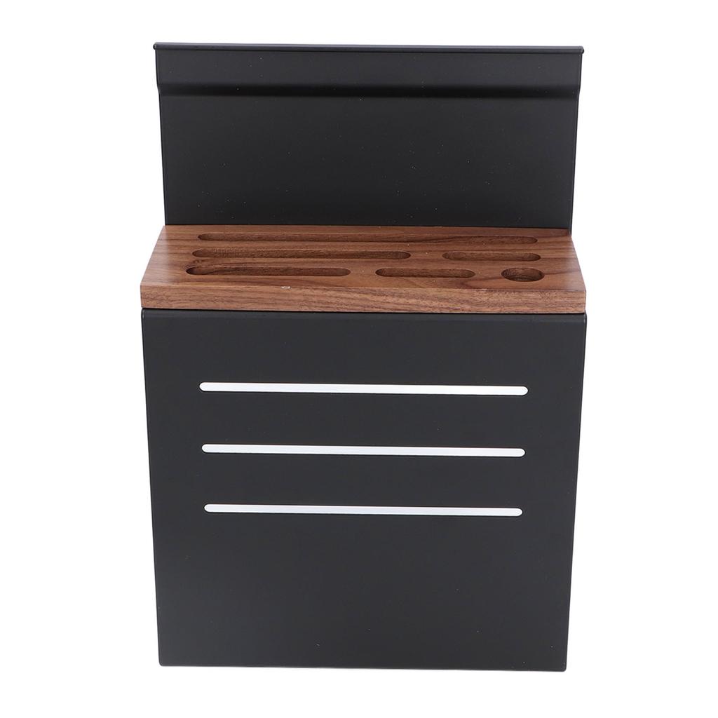 Wall Mount Cutlery Block Rack Aluminium Alloy Multifunctional Kitchen Cutlery Holder Utensil