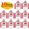 10 Cartoon Christmas Greeting Card Envelopes Set With A Variety Of Creative Christmas Greeting Cards