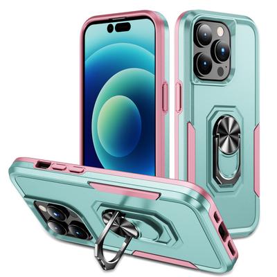 Ochranný kryt na iPhone 16 15 14 13 12 11 Pro Max XS XR 8 7 Plus Heavy Duty odolný voči nárazom a poškriabaniu s držiakom na prsteň kryt telefónu