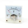 Analog Voltmeter, Analog Voltage Panel Meter, Accuracy Class 2.5 DC, 0-15 V