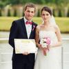 Lesnala 25Pcs Marriage Certificates with Gold Foil Edges Blank Thick Paper for Wedding Ceremony Official Newly Weds Expecting Proposals Supplies 11 X