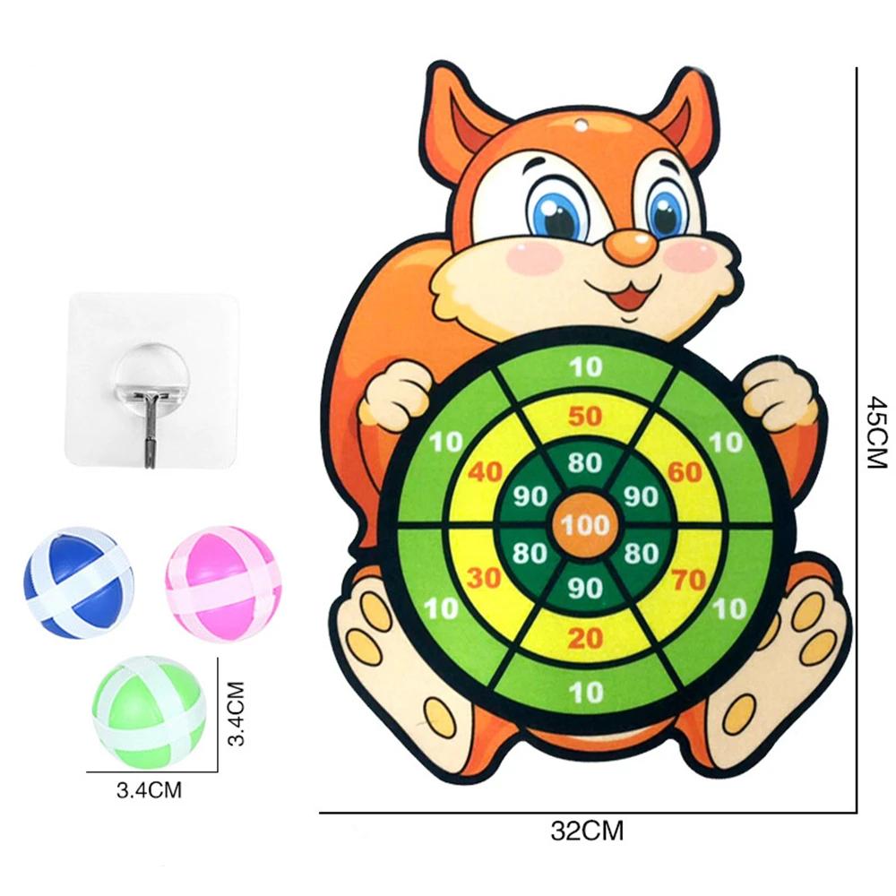 Non-Toxic Outdoor Games Toys For 3 4 5 Years Children Sports Toys Large Dart Board Sticky Balls Bow And Arrow For Kids Indoor Party Game