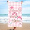 Seaside Children'S Cartoon Beach Towel Quick-Drying Microfiber Absorbent Square Bath Towel, Printable