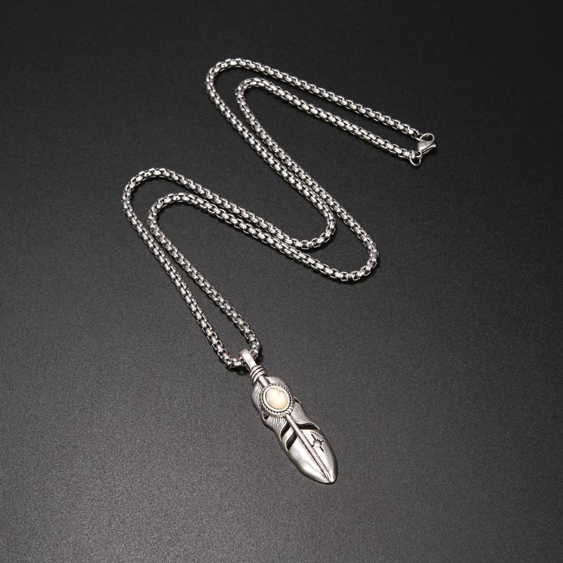 

Ожерелье из перьев для мужчин и женщин, трендовый бренд, репродукция орлиного когтя Такахаши, подвеска, свитер, цепочка, ожерелье