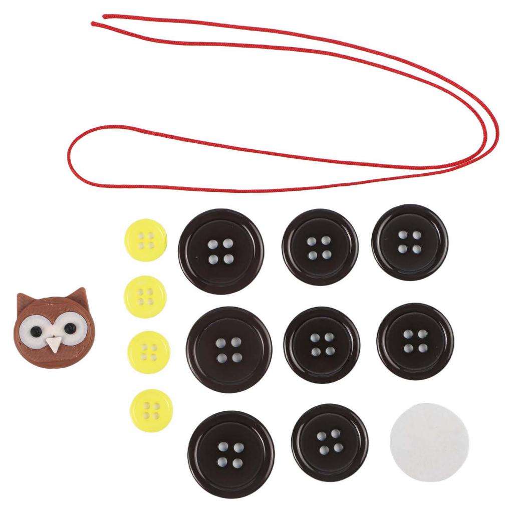 Creative DIY Button Craft Kit for Family Crafting Fun Handmade Hanging Ornaments Plastic Multicolor Decoration for Holidays