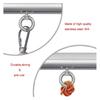 Awning Rail Stoppers 4mm Lifting Eye Nut Fastener Carabiner Hooks for Campers