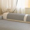Sofa Cushion Four Seasons Universal Solid Color Anti-Slip Cushion Floor Mat Cloth Cover Leather Sofa Cover