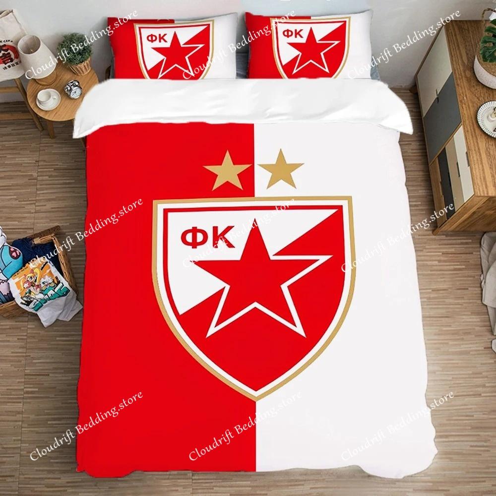Red Stars of Belgrade Quilt Cover Multiple Sizes Bedding Pillowcase 220x240 Duvets Comforter Sets Duvet Cover 260x240