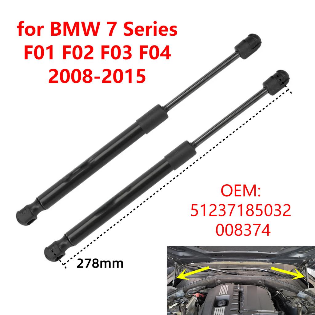2Pcs 51237185032 Car Front Engine Hood Gas Struts Lift Support Rods for BMW 7 Series F01 F02 F03 F04 2008-2015