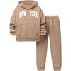 XHOA M3N Pullover Jogginghosen Set Außenhandel Neues Kinder Freizeit Sport Set crtz Reißverschluss Cardigan Set