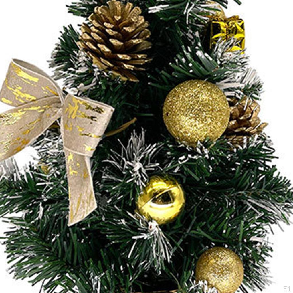 Artificial Xmas Tree for Tabletop Fireplace Kitchen Room Window