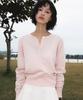 DEHEVE Summer Henley Neck Knit [Pink]