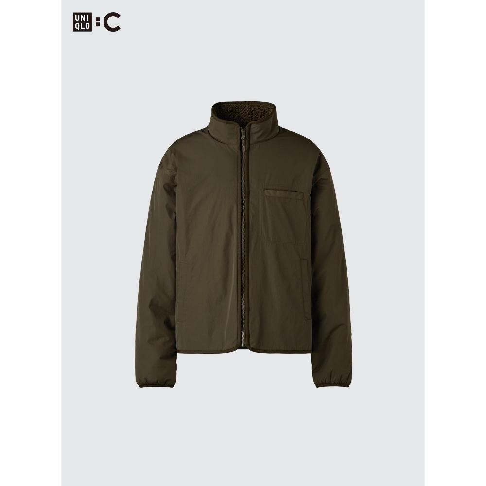 Uniqlo Japan Boa Lined Stand Collar Jacket