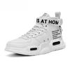Baskets en Cuir Hautes Tendance de Haute Qualité pour Homme Confortables Chaussures Décontractées pour Homme Extérieur Antidérapantes Respirantes Chaussures pour Homme