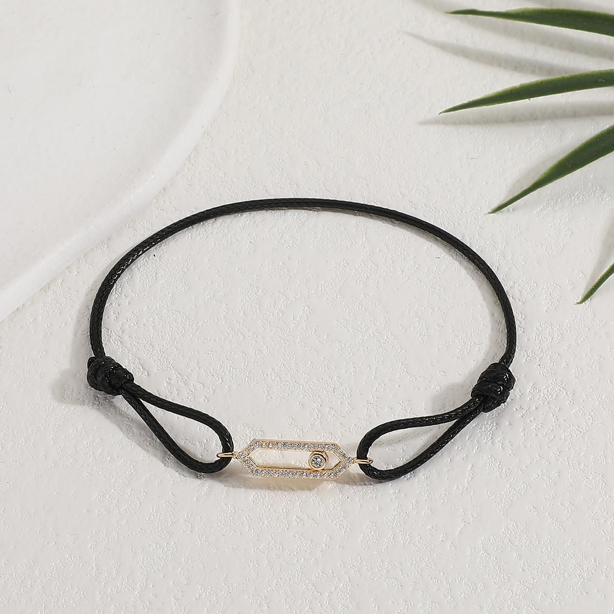 New Dubai Arab Mobile Zircon Men s Women s Universal Bracelet Adjustable Bracelet Simple Rope Bracelet Party Jewelry Adjustable