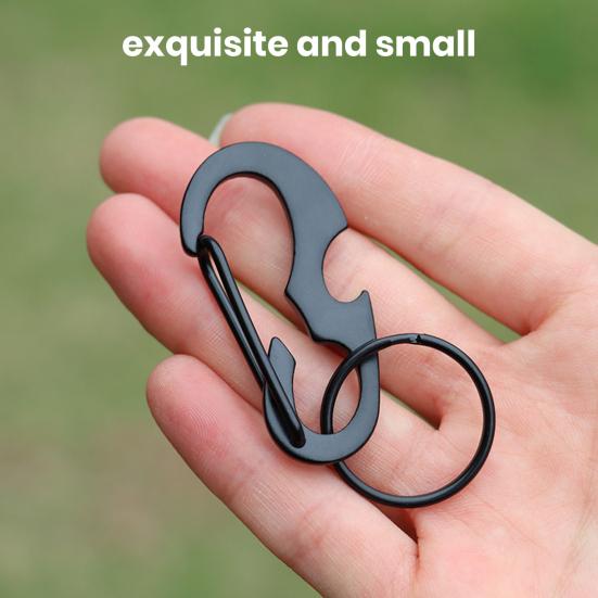 Multifunctional Hanging Buckle Carabiner Car Key Chain Mini Size Lightweight Latch Hooks
