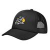 Tour De France Mesh Baseballpet Unisex Effen Kleur Truckerpet Zomer Ademend Verstelbare Snapback Pet Buiten Zonneklep Petten