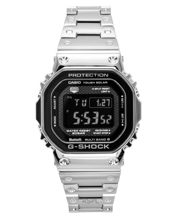 

Casio G-Shock Цифровий Повністю Металевий Зв язок зі Смартфоном Сонячний GMW-B5000BT-1 200M Чоловічий Годинник чорний