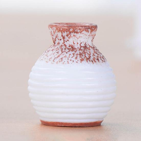 3 Buc Vază Mini cu Flori Compactă Decorativă Rășină Gură Mică DIY Ghiveci de Plante Articole de Uz Casnic