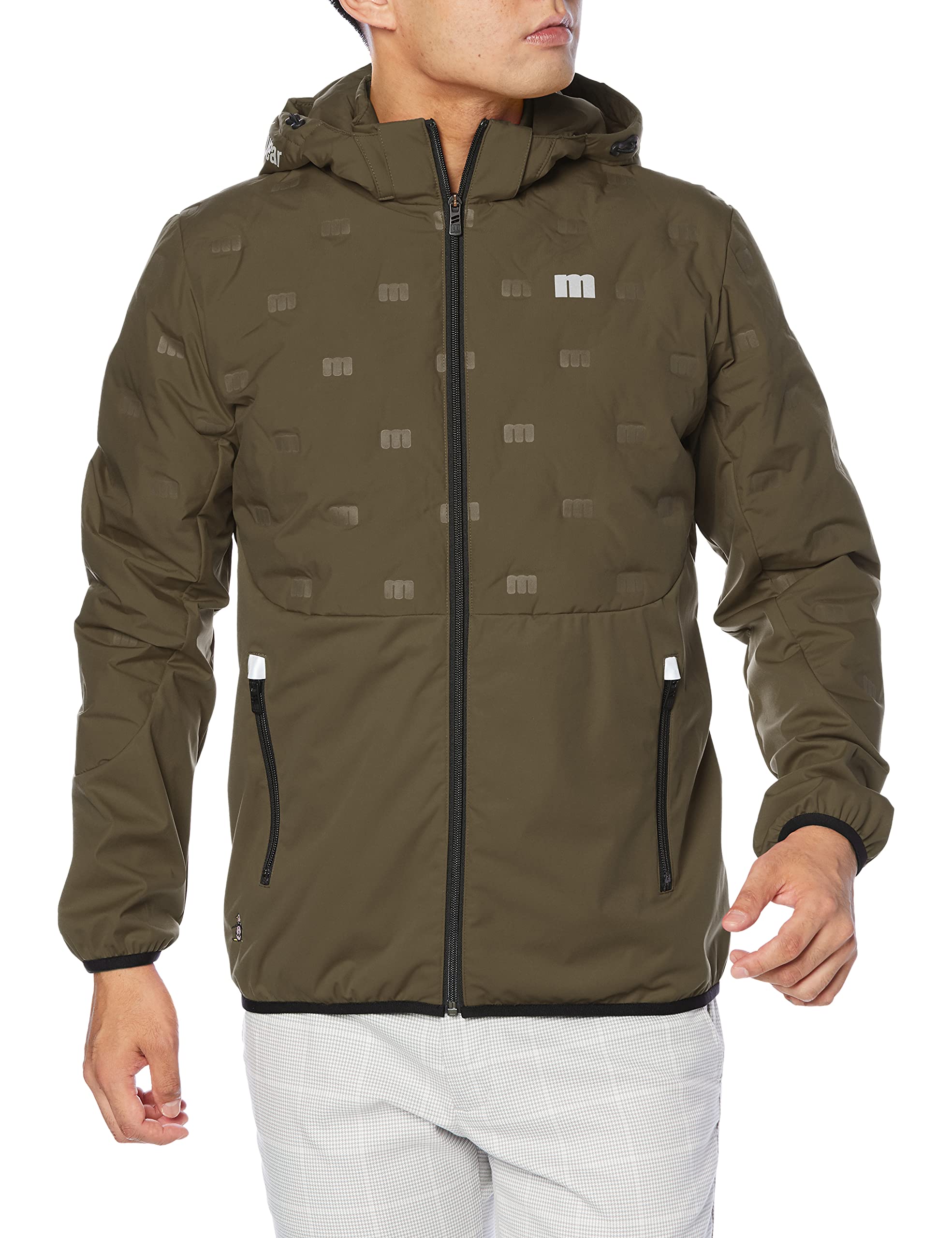

21 Model Golf Blouson Artec Shell Heat Navi Down Thermal Storage Water Repellent MEMSJK04 KH00 Equivalent to Japanese Size M [Munsingwear]