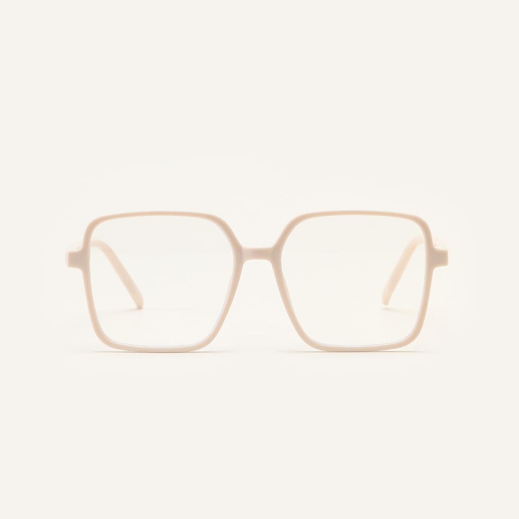 Glasses B309 Square Thin Frame Large Frame Tortoiseshell Transparent Student Flat Mirror