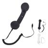 Retro-Telefonhörer mit Lautstärkeregelung Ergonomischer Typ-C-Kabel-Telefonhörer-Empfänger für Mobiltelefon Videoanruf Konferenz