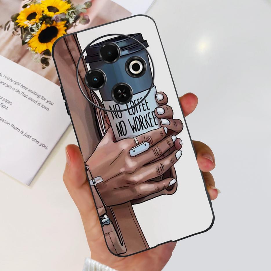 For Tecno Spark 30C 4G Case kl5 kl5n Stylish Painted Cover Shockproof Phone Case For Tecno Spark 30C Spark30C 4G Soft TPU Fundas