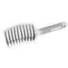 Soft Bristle Detangling Hair Brush Curved Design Anti Frizz Hair Comb  For Curly Wavy Straight Hair