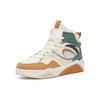Flame 3.0 Leather Slip Resistant Abrasion Resistant High Top Skateboard Shoes Women's White Orange Green 122248088-5