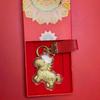 Instant Riches 999 Pure Gold-Plated Horse Keychain - New Style, Popular Business Gift