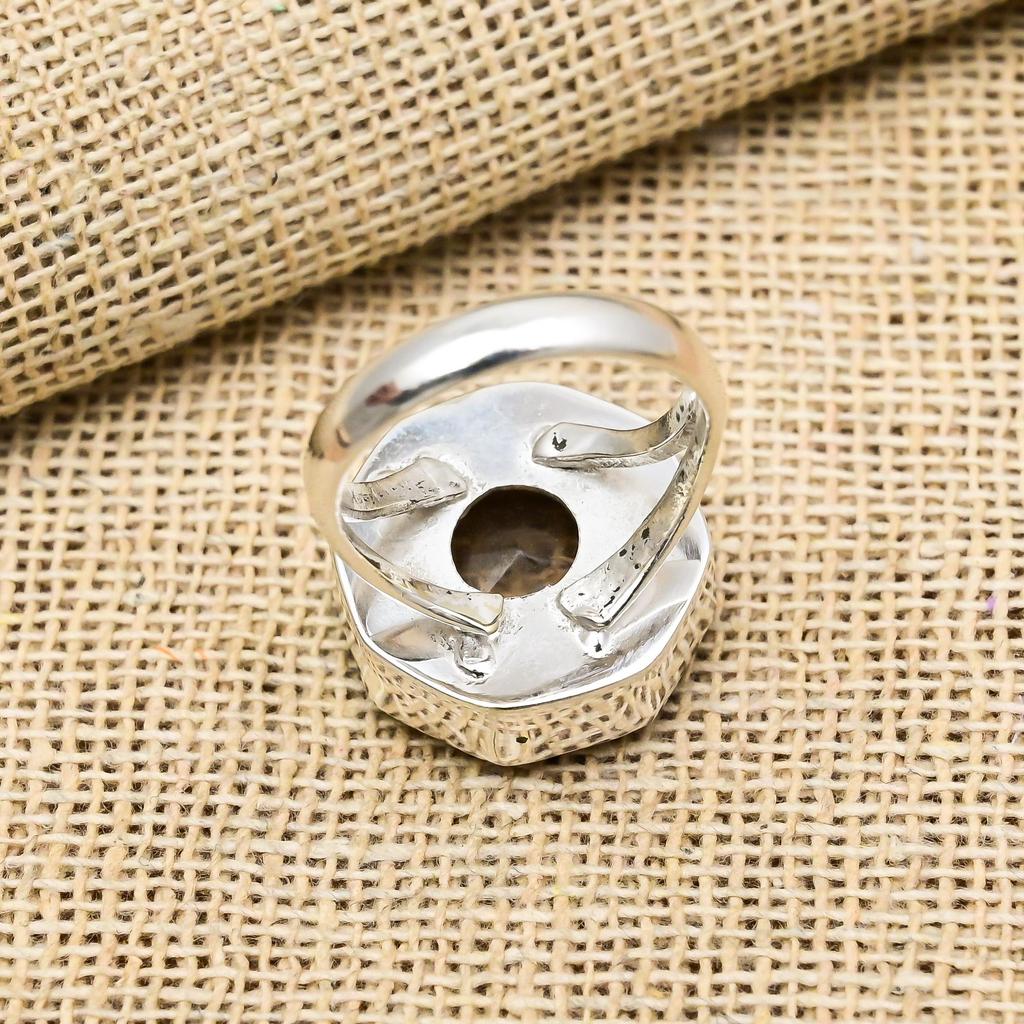 Morganite Gemstone Handmade Jewelry 925 Sterling Silver Brand New Ring Gift For Women