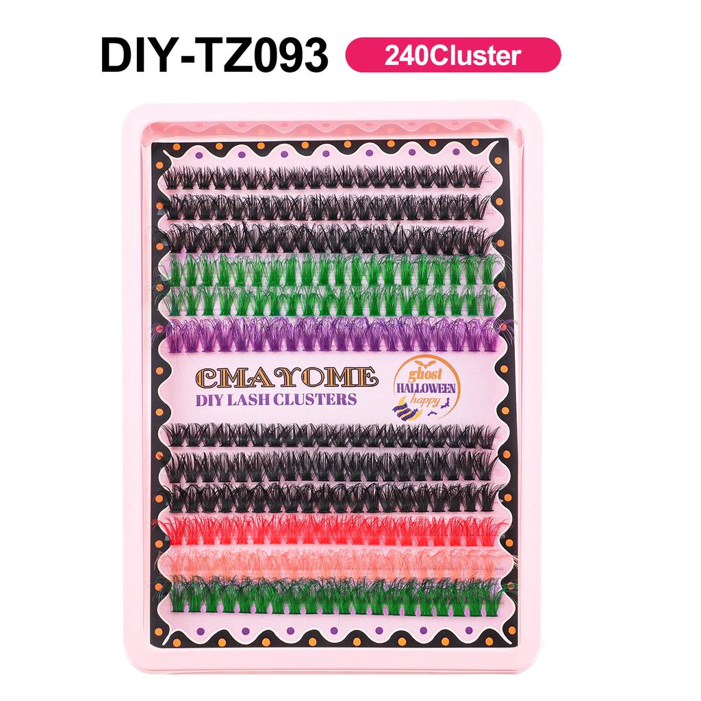 Diy Color Eyelash Extension Kit Thick Simulation D Song Large Capacity False Eyelashes