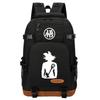Dragon Ball Print Oxford Backpack School College Travel Lightweight Dual-Strap Laptop Bag Unisex 20L Capacity