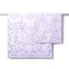 JILL STUART Dolce Bath Towel, Purple Flower, Fluffy Cotton, No-Twist Yarn, 58-1883350, Approx. 60 X 120 Cm