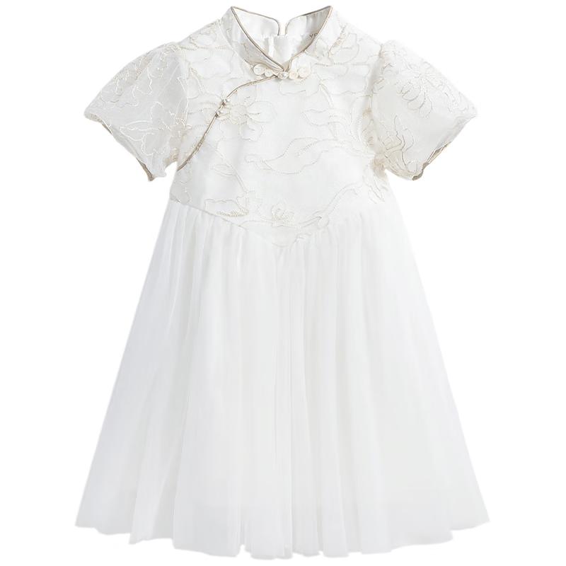 YEEHOO Girls' Summer Princess Mesh Puff Dress