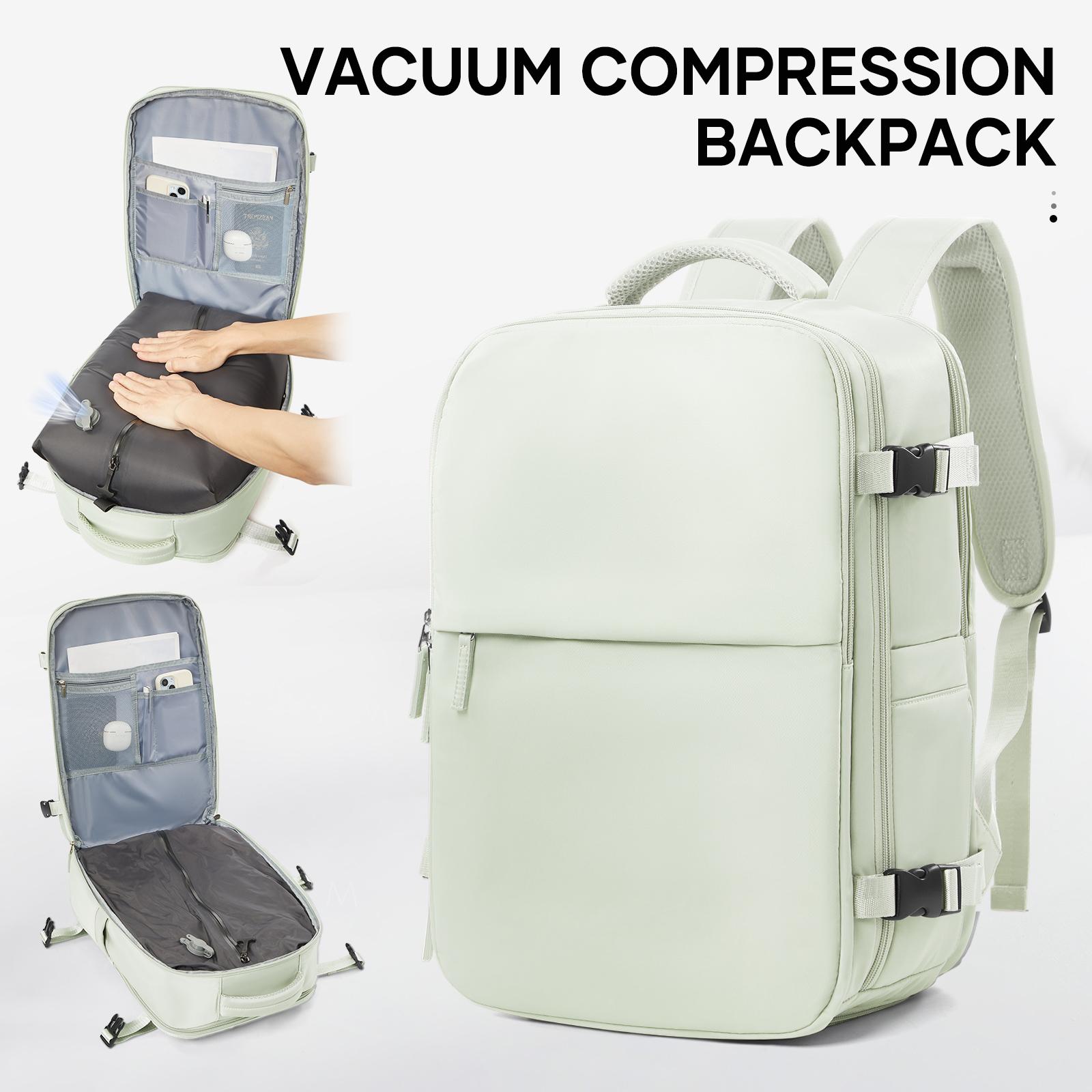 

Рюкзак для путешествий в салоне самолета, Дорожный рюкзак с вакуумной компрессией воздуха, Женская мужская сумка для ноутбука, Сумка-рюкзак, Школьный рюкзак